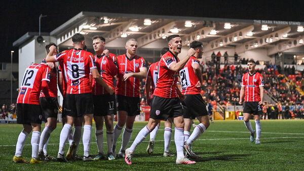 Derry City defeat St Pats to secure second spot