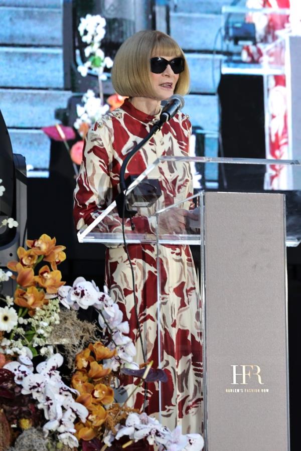 Anna Wintour shades Naomi Campbell at the 17th Annual Harlem's Fashion Row Fashion Show & Style Awards